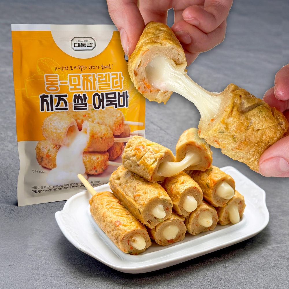 청양 모짜렐라 쌀어묵바 3팩(6개입)
