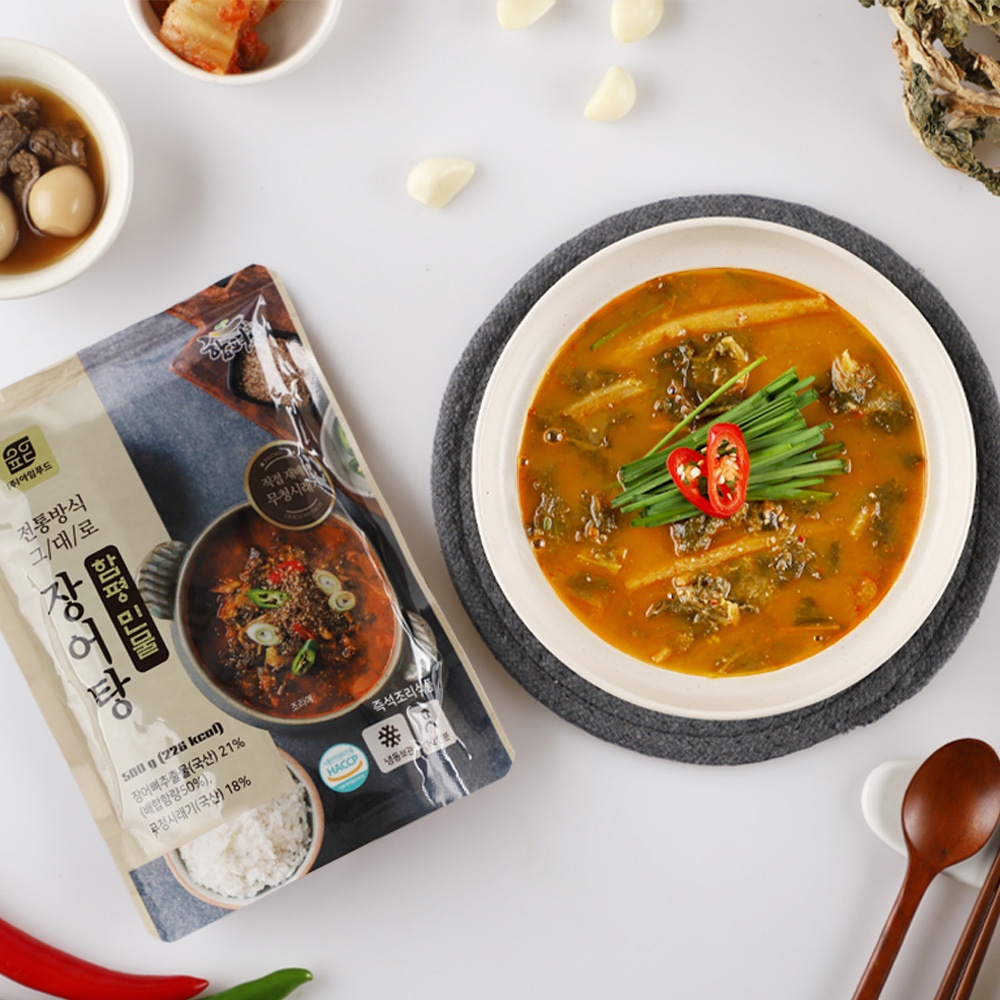 국산 우거지 민물장어탕500g 2팩